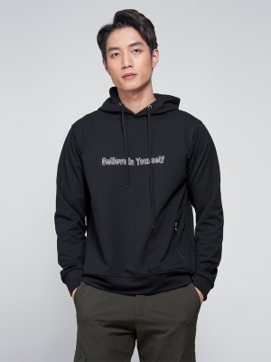 ÁO HOODIE BELIEVE AK012 MÀU ĐEN
